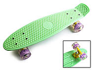 Penny Board М'ятний колір Світяться колеса, фото 2