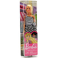 Лялька Барбі Barbie Блискуча Чорно-біле плаття в смужку (T7580-B), фото 3