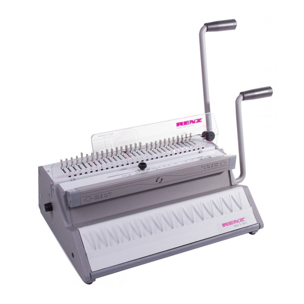 Биндер брошюровщик на металлическую пружину RENZ eco S 360: продажа ...