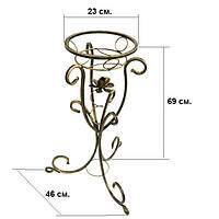 Кованая подставка для цветов К-1124