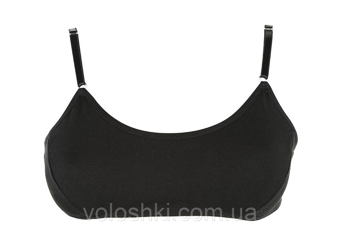 Бюстгальтер дитячий.чорний на застібці, DONELLA, фото 1