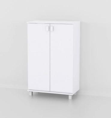 Тумба для речей, офісна тумбочка з полицями, двостулкова тумба з дверцятами для дому офісу Opendoors, фото 1