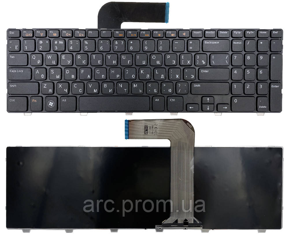 Клавіатура Dell Inspiron 15R N5110 M5110 чорна (04DFCJ)