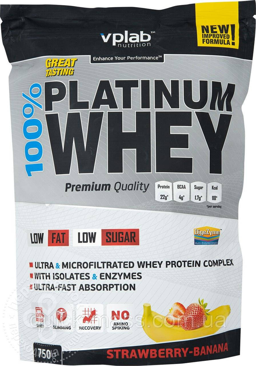 Протеїн VPLab 100% Platinum Whey, 750 грамів (25 порцій)
