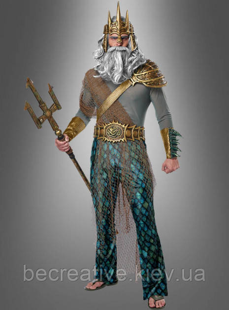 Чоловічий карнавальний костюм Нептуна