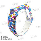 Ремінець Xiaomi Mi Band 4 / 3 з малюнком силіконовий браслет miband Колір на вибір, фото 6