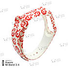 Ремінець Xiaomi Mi Band 4 / 3 з малюнком силіконовий браслет miband Колір на вибір, фото 7