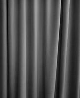 Тканина для штор, покривал і декору Оксамит (Оксамит) сірий зі сталевим відливом, Туреччина