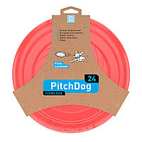 PitchDog ПітчДог літаючий диск для собак рожевий 24 см