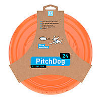 PitchDog ПітчДог літаючий диск для собак помаранчевий 24 см