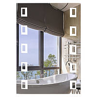 Зеркало прямоугольное для ванной LIDZ 140 LD55781400803W 70x50см c подсветкой 77132