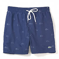 Мужские плавательные шорты (пляжные шорты/плавки) Lacoste, цвет темно-синий, размер XXL
