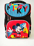 Рюкзак шкільний, ортопедичний, каркасний Міккі Маус 33*26*13 см, для учнів 1-3 класів