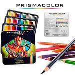 Набір кольорових олівців Prismacolor Premier 72 кольори в металевому пеналі, фото 3