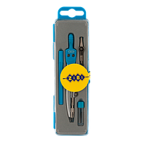 Готовальня BASIS з 4 предметів блакитна ZB.5303BS-14