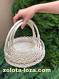 Плетений набір з лози. «Зубчик» Арт:99090, фото 4