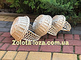 Набір плетених кошиків. Арт:059, фото 7