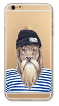 Силіконовий чохол Лев у тільнику для Iphone 6/6S
