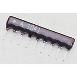 4,7 Kom (0.125W) ±2% Однорядна резисторна збірка типу X