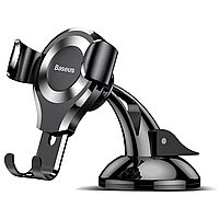 Автомобільний тримач для телефона Baseus Osculum Type Gravity Car Mount Чорний (SUYL-XP01)