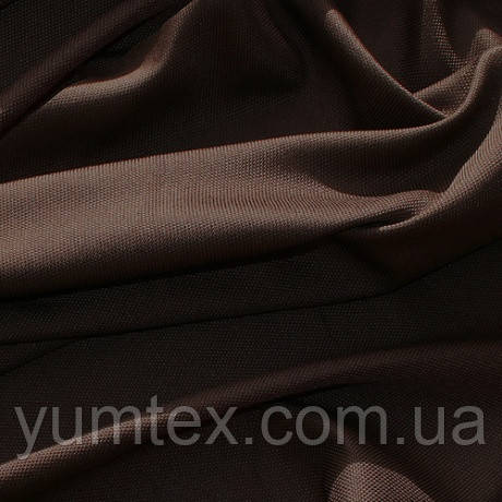 Портьєрна тканина ріжок Брук (під льон), колір т. коричневий