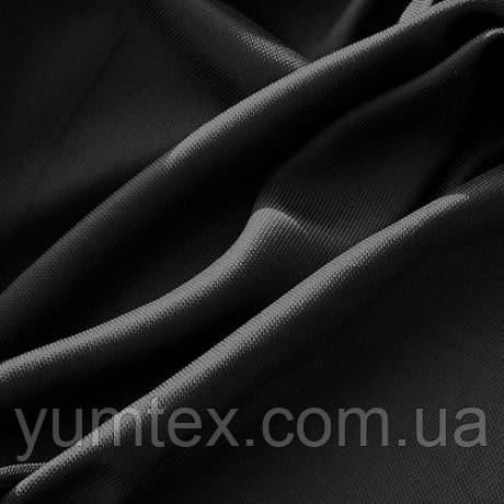 Портьєрна тканина ріжок Брук (під льон), колір чорний