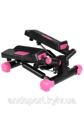 Степпер поворотний (міні-степпер) SportVida SV-HK0358 Black/Pink