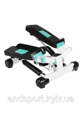 Степпер поворотний (міні-степпер) SportVida SV-HK0359 White/Turquoise