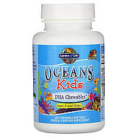 Комплекс Для Дітей З ДГК, Oceans Kids, Garden of Life, Від 3 Років і Старше, Ягідний Смак Лайм, 120 мг, 120