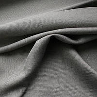 Портьєрна тканина ріжок Брук (під льон), колір сіро-бежевий