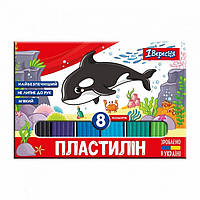 Пластилін 1Вересня Zoo Land 8 кольорів 160г (66)