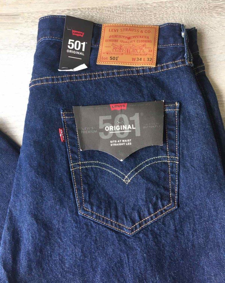 levis 501 sits at waist straight leg