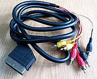 Уцінка. Кабель аудіо-, відео SA-011, 1хScart - 6хRCA, 1,5 м