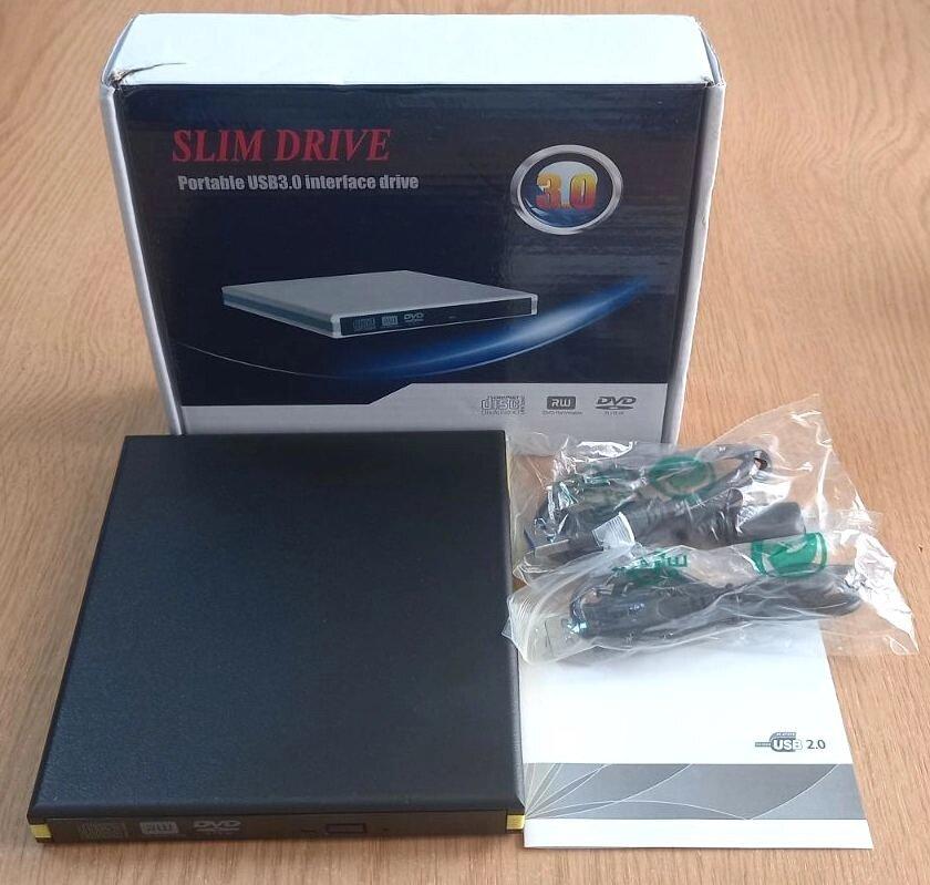 Оптичний привід ECD008-SAU3 Slim USB 3.0 DС 5В, зовнішній супер тонкий