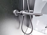 Душова система зі змішувачем для ванни чорна Invena Dokos AU-19-BK4 Sort, фото 7
