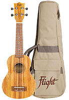 Укулеле сопрано Flight DUS322 Zebrawood