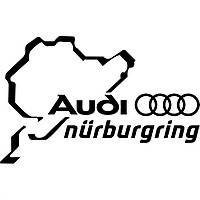 Вінілова наклейка на автомобіль - Audi Nurburgring | Ауді Нюрбургрінг v3
