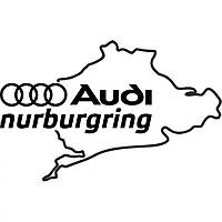 Виниловая наклейка на автомобиль - Audi Nurburgring | Ауди Нюрбургринг