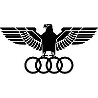 Виниловая наклейка на автомобиль - Орёл Audi