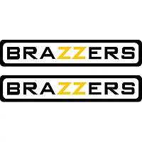 Набір вінілових наклейок на автомобіль - Brazzers v2 (2шт)