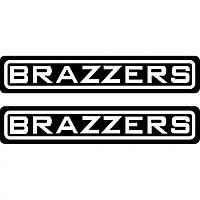 Набір вінілових наклейок на автомобіль - Brazzers (2шт)