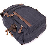 Рюкзак текстильний унісекс Vintage 20600 Чорний, фото 4