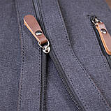 Рюкзак текстильний унісекс Vintage 20600 Чорний, фото 10
