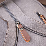 Рюкзак текстильний унісекс Vintage 20601 Сірий, фото 10