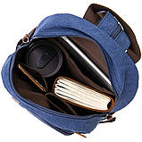 Рюкзак текстильний унісекс Vintage 20602 Синій, фото 5