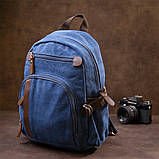 Рюкзак текстильний унісекс Vintage 20602 Синій, фото 7