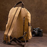 Рюкзак текстильний унісекс Vintage 20603 Хакі, фото 9