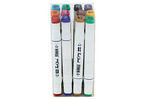 Набір скетч маркерів 12шт в ПВХ чохлі ООПТ