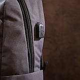 Рюкзак smart унісекс Vintage 20628 Сірий, фото 8