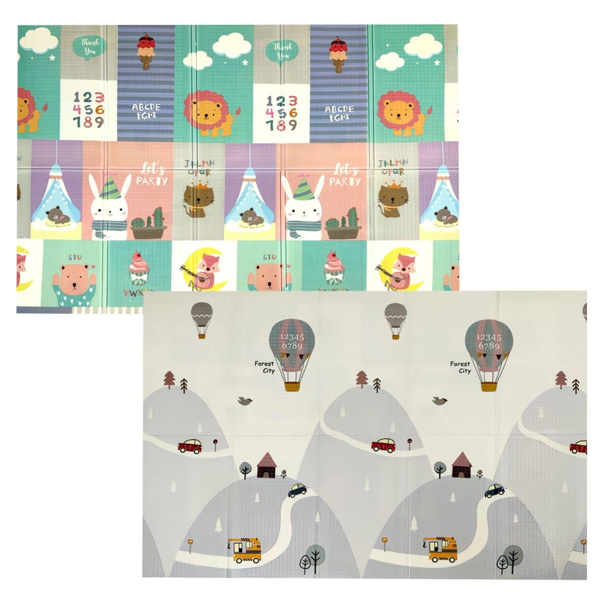 Килимок термо дитячий розвивальний "Подушна куля" Тварини" 200х180х1см (241), фото 1